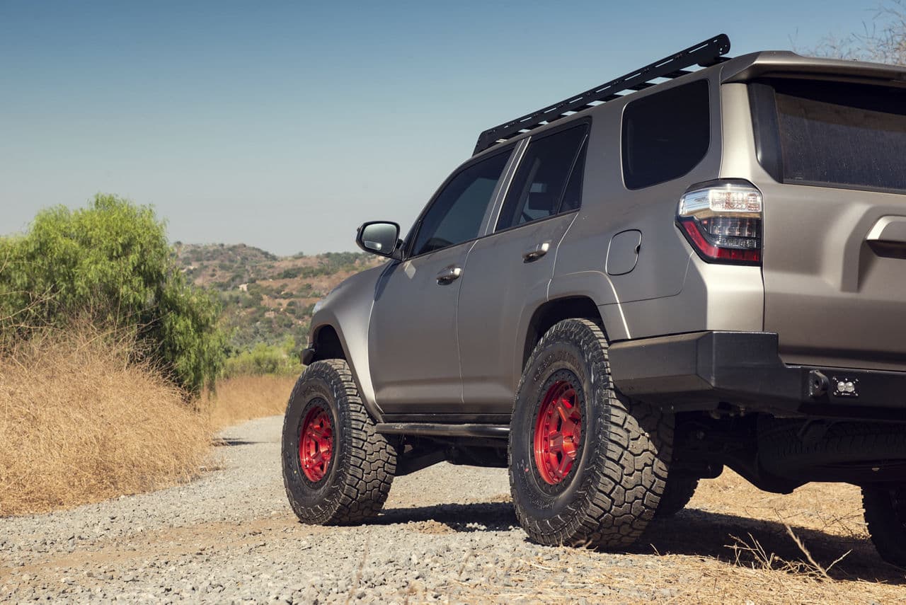 Detail view of 2018 Toyota 4Runner with truck suv wheels