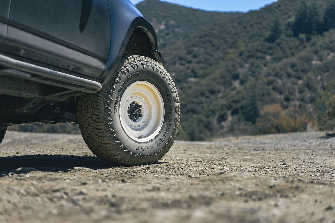 Rear view of 2018 Toyota 4Runner with truck suv wheels