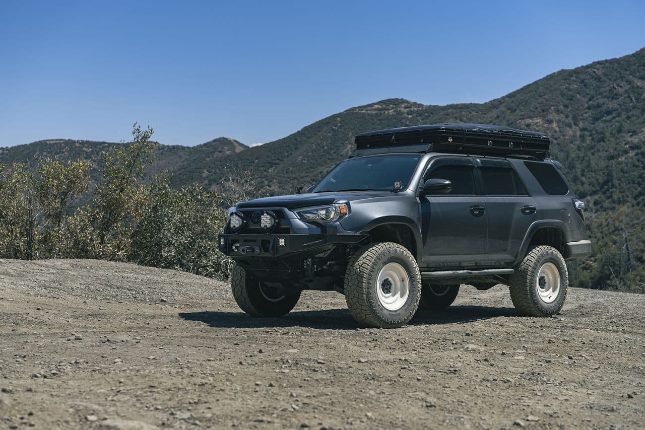 Detail view of 2018 Toyota 4Runner with truck suv wheels