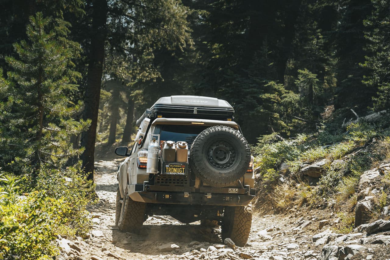 Side profile of 2018 Toyota 4Runner with truck suv wheels