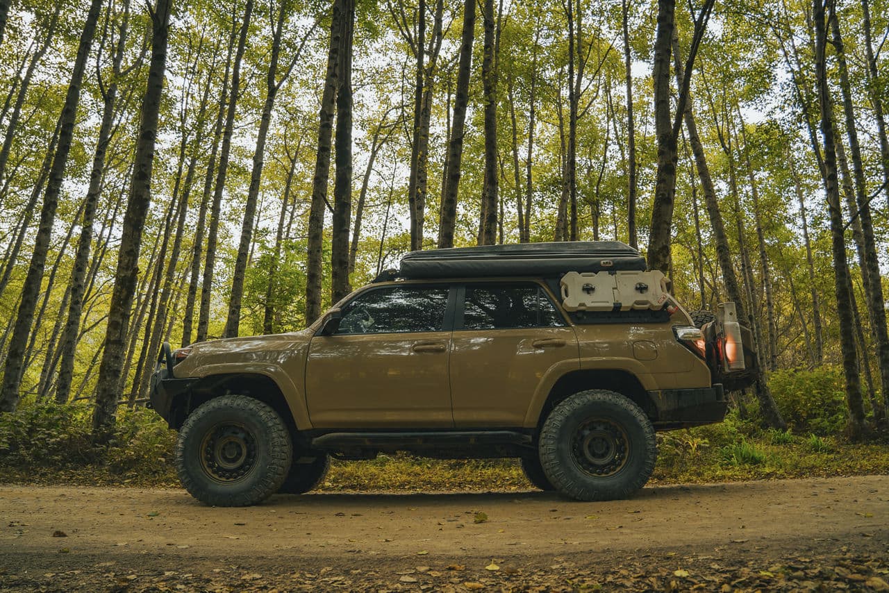 Interior of 2018 Toyota 4Runner with truck suv wheels