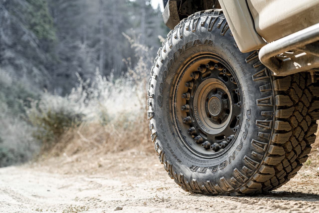 Detail view of 2018 Toyota 4Runner with truck suv wheels