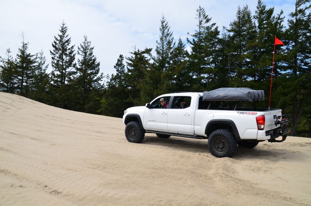 Front view of 2018 Toyota Tacoma TRD Pro with truck suv wheels