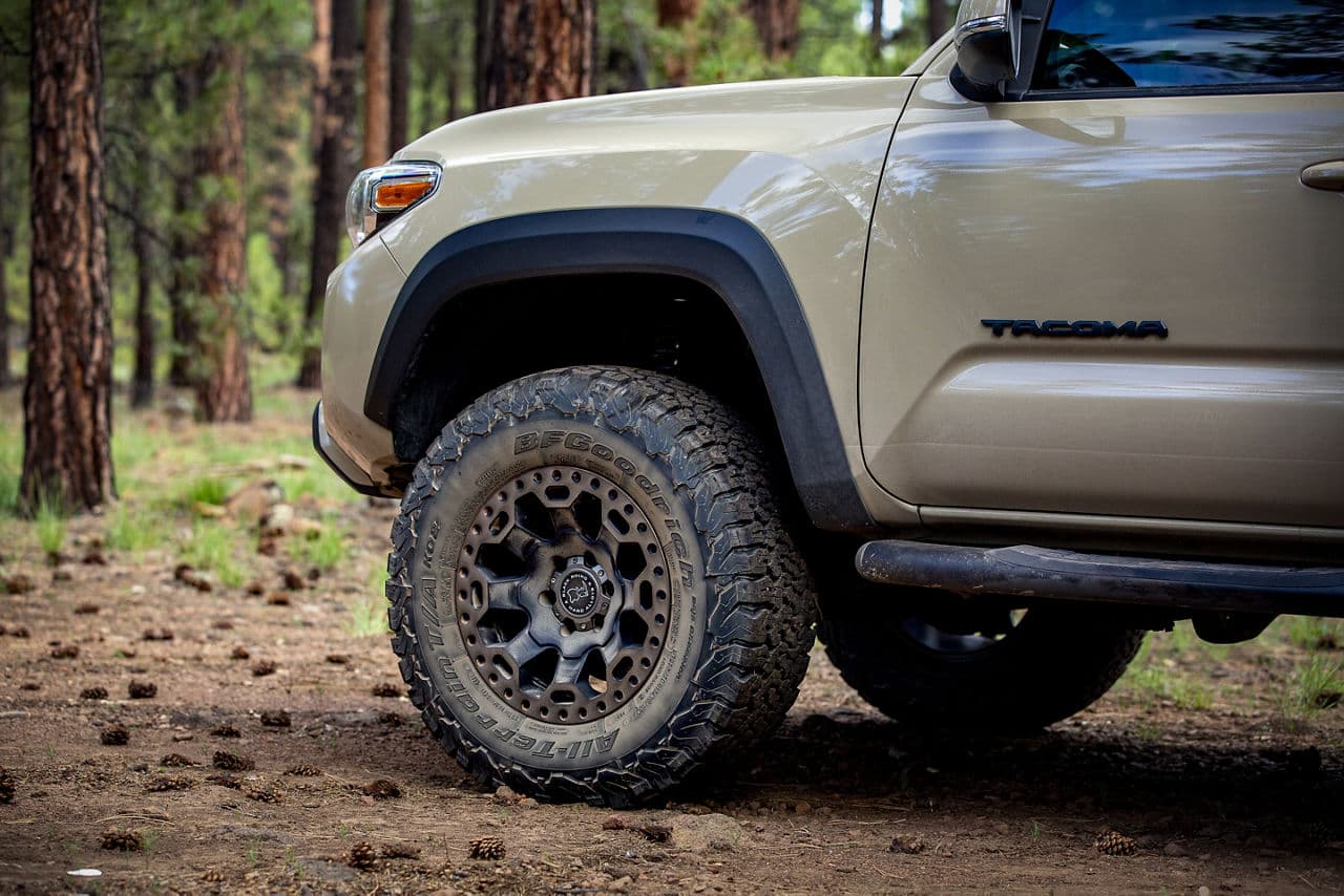 Interior of 2018 Toyota Tacoma with truck suv wheels