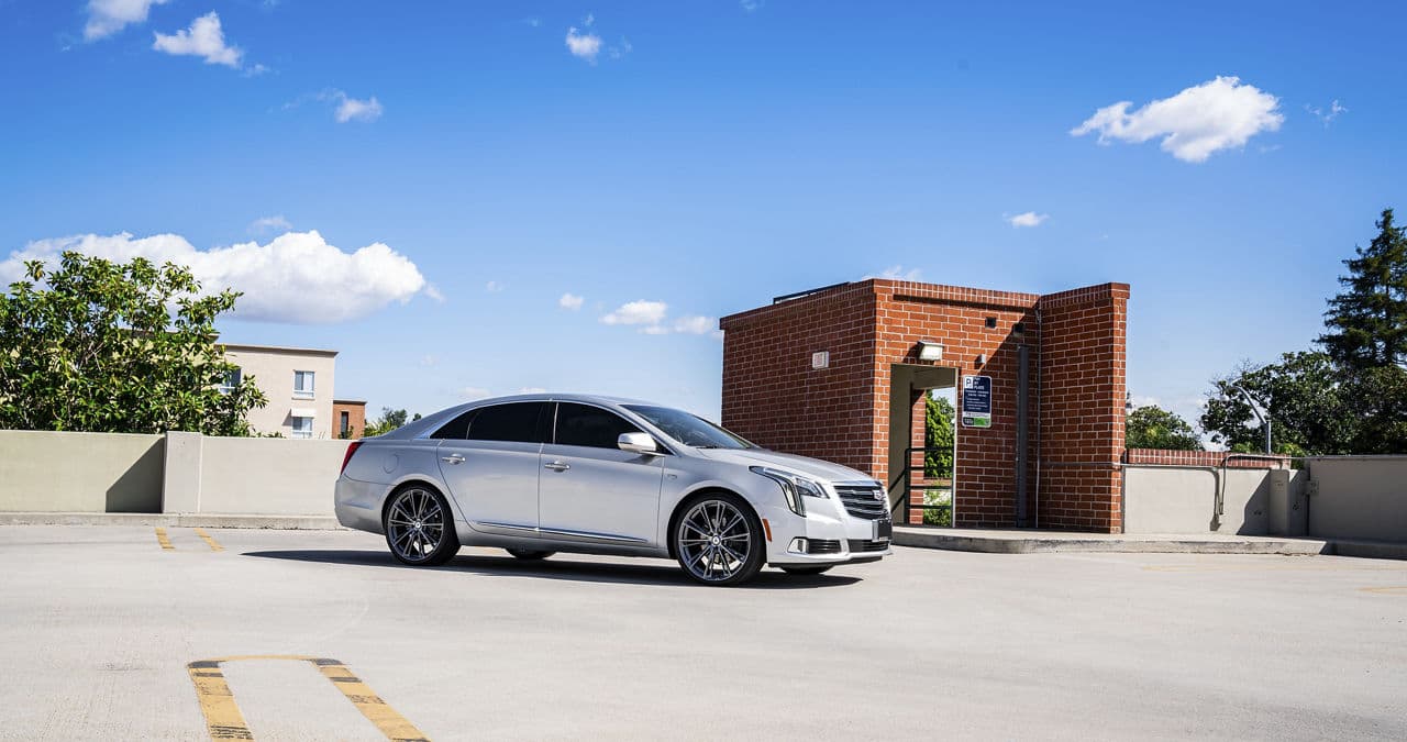 Detail view of 2019 Cadillac XTS with wheels