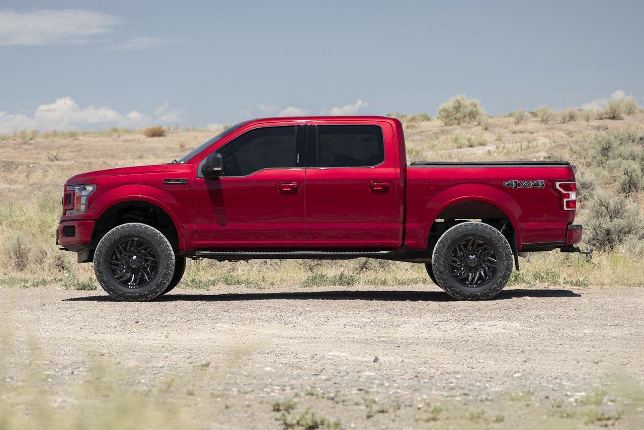 Detail view of 2019 Ford F150 with truck suv wheels