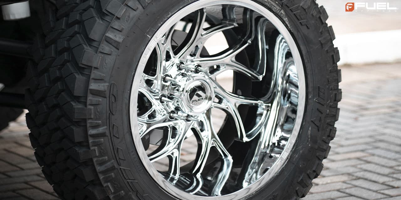 Detail view of 2019 Ford F250 with wheels