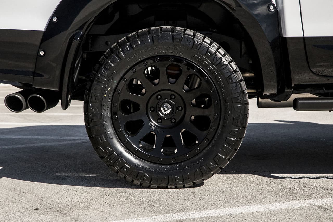 Interior of 2019 Ford Ranger with wheels