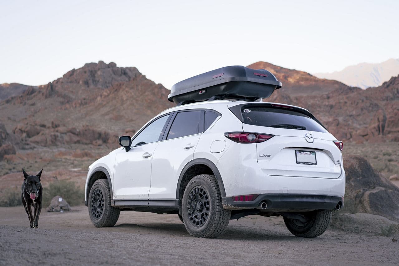 Side profile of 2019 Mazda CX-5 with wheels