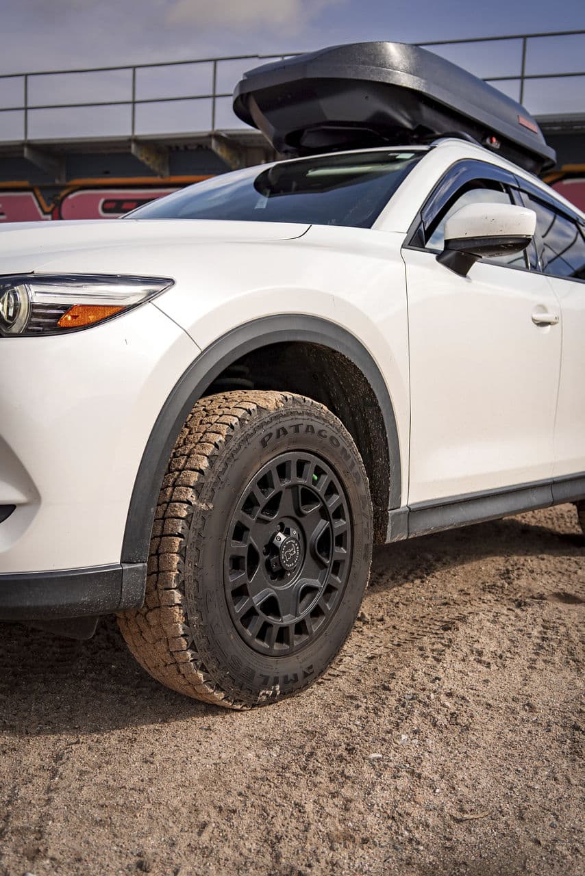 Rear view of 2019 Mazda CX-5 with wheels