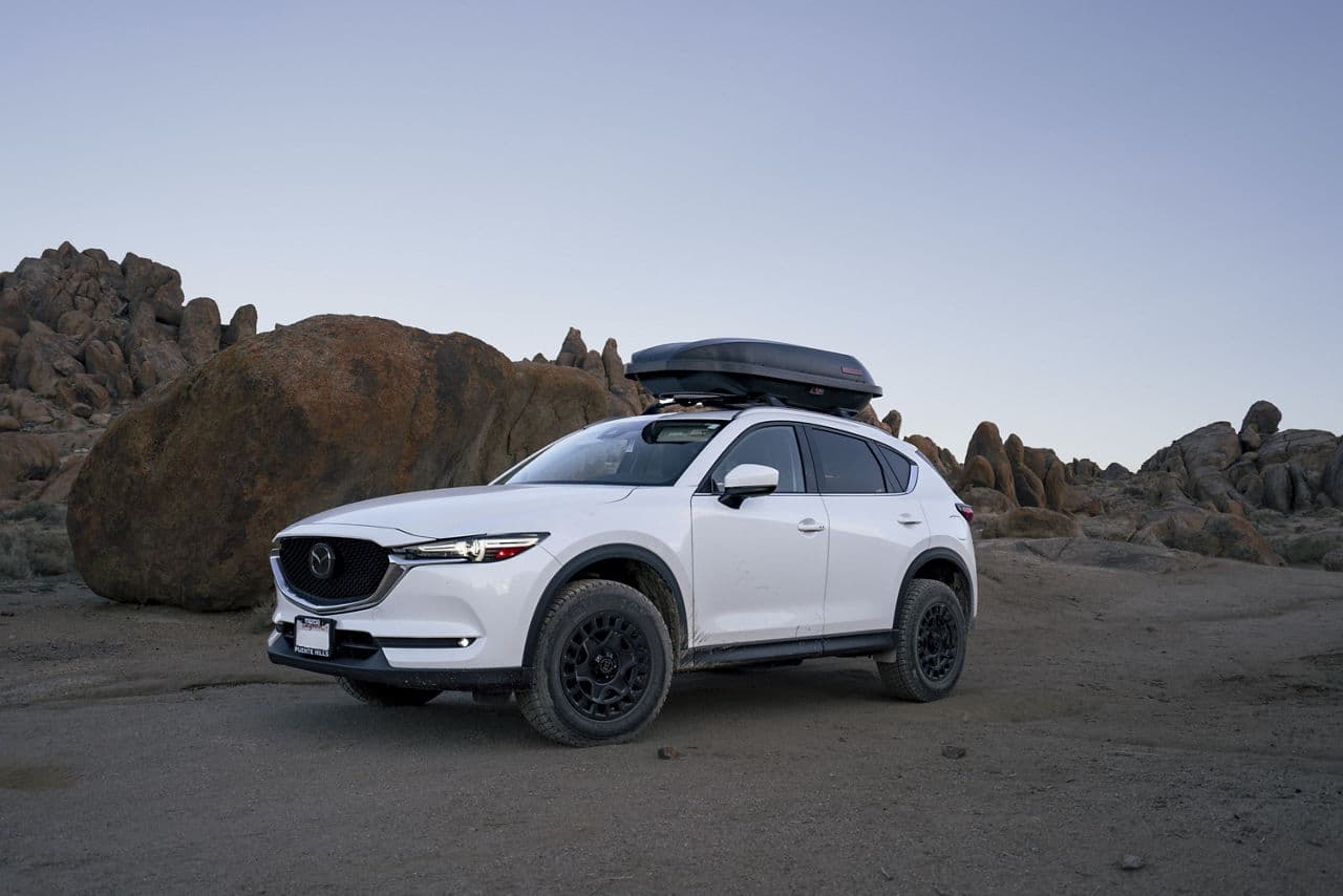 Interior of 2019 Mazda CX-5 with wheels