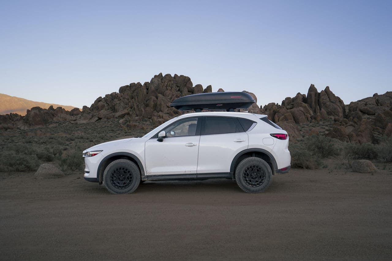 Detail view of 2019 Mazda CX-5 with wheels