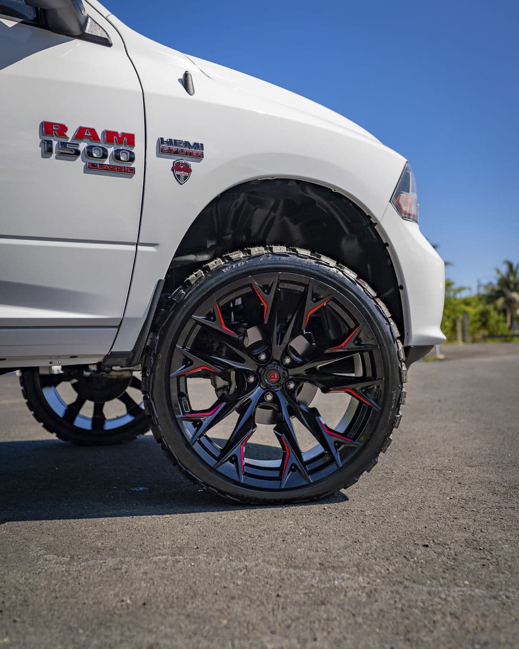 Detail view of 2019 Ram 1500 Classic with wheels