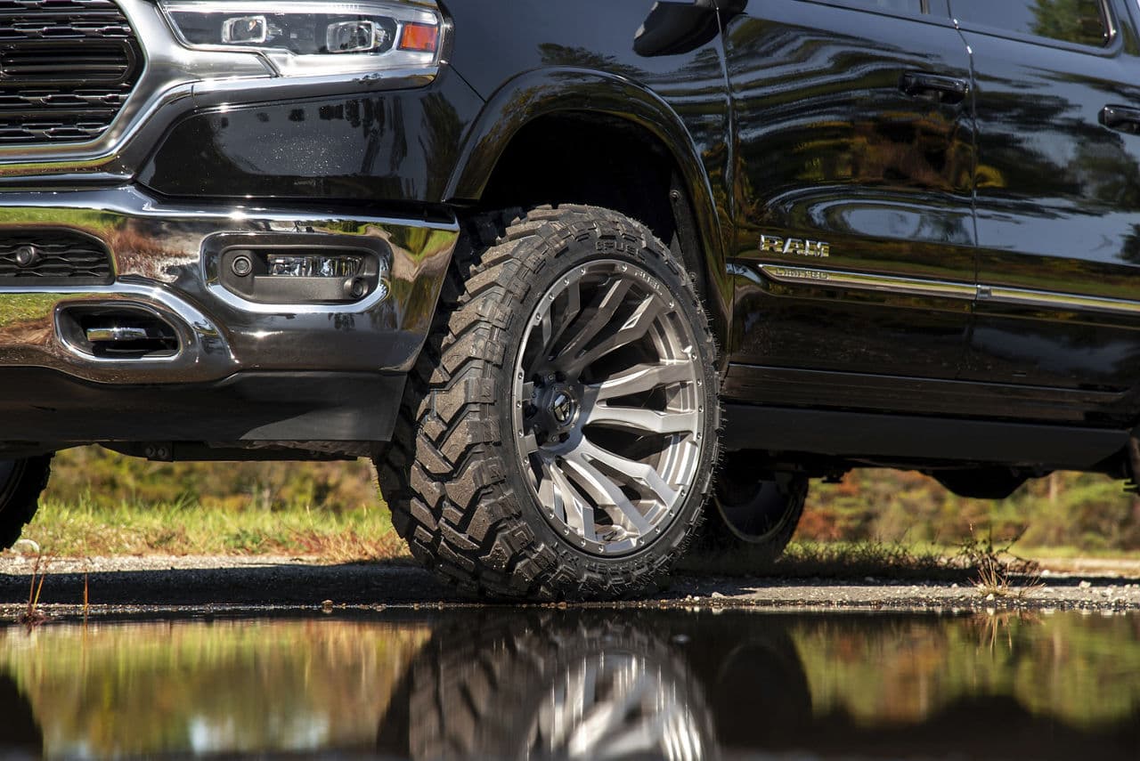 Rear view of 2019 Ram 1500 Limited with wheels