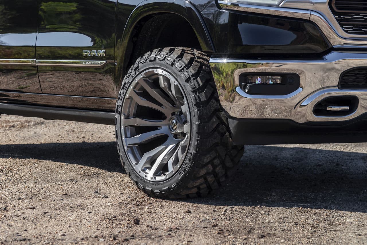 Interior of 2019 Ram 1500 Limited with wheels