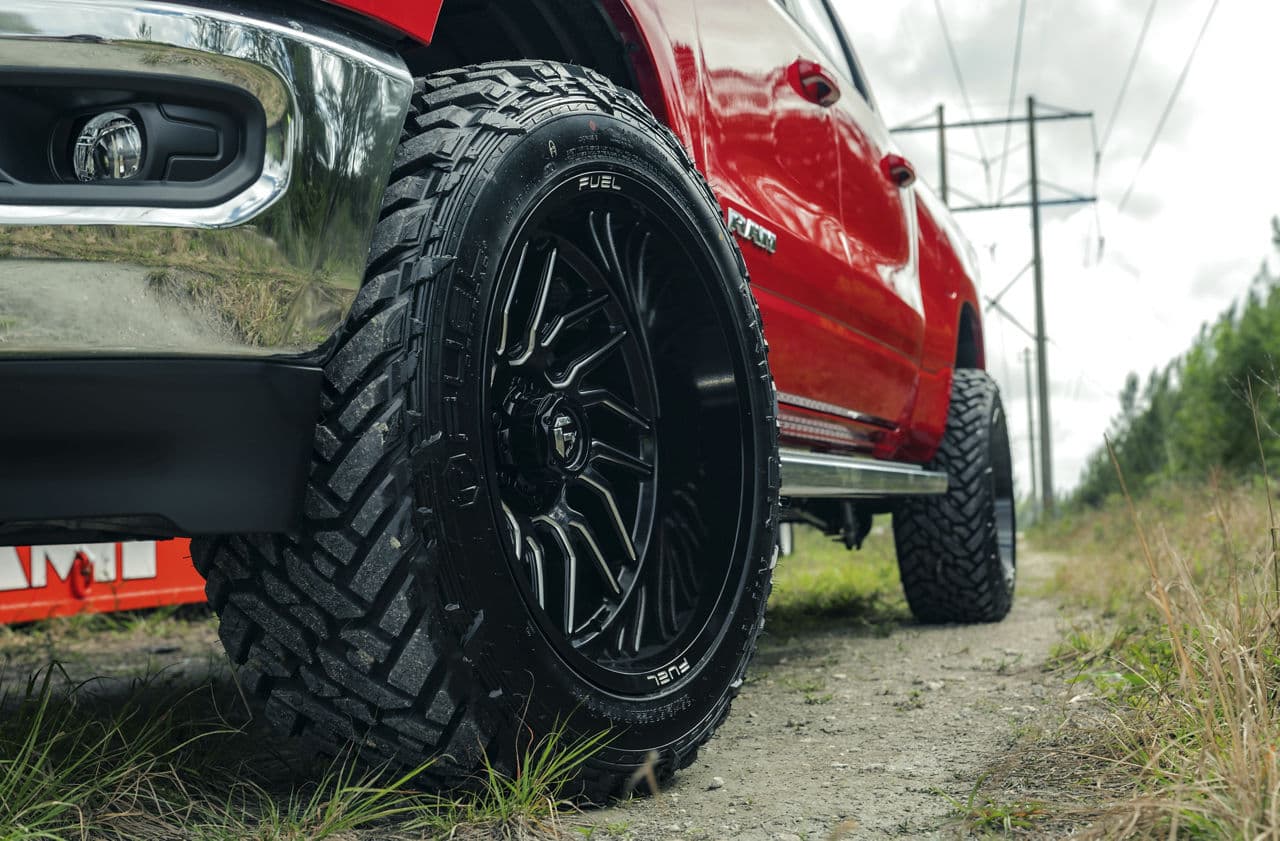 Interior of 2019 Ram 1500 with wheels