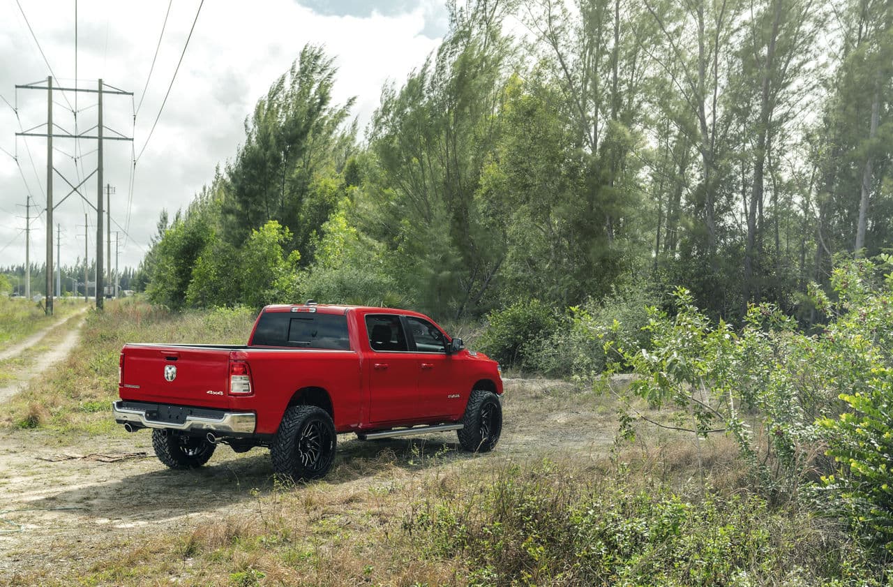 Detail view of 2019 Ram 1500 with wheels