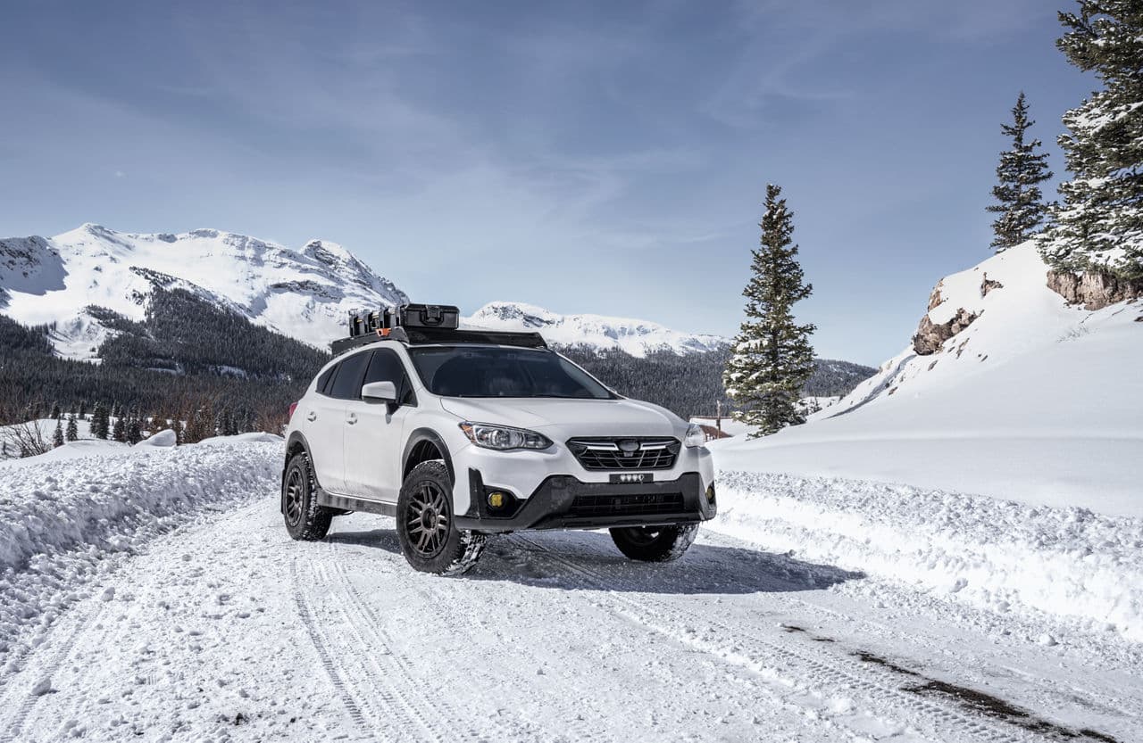 Front view of 2019 Subaru Crosstrek with wheels