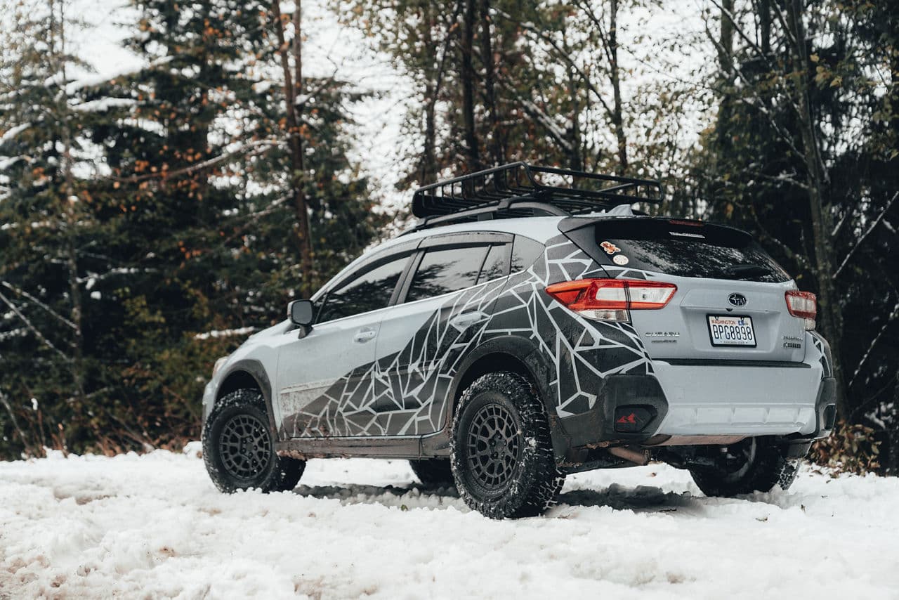 Front view of 2019 Subaru Crosstrek with wheels