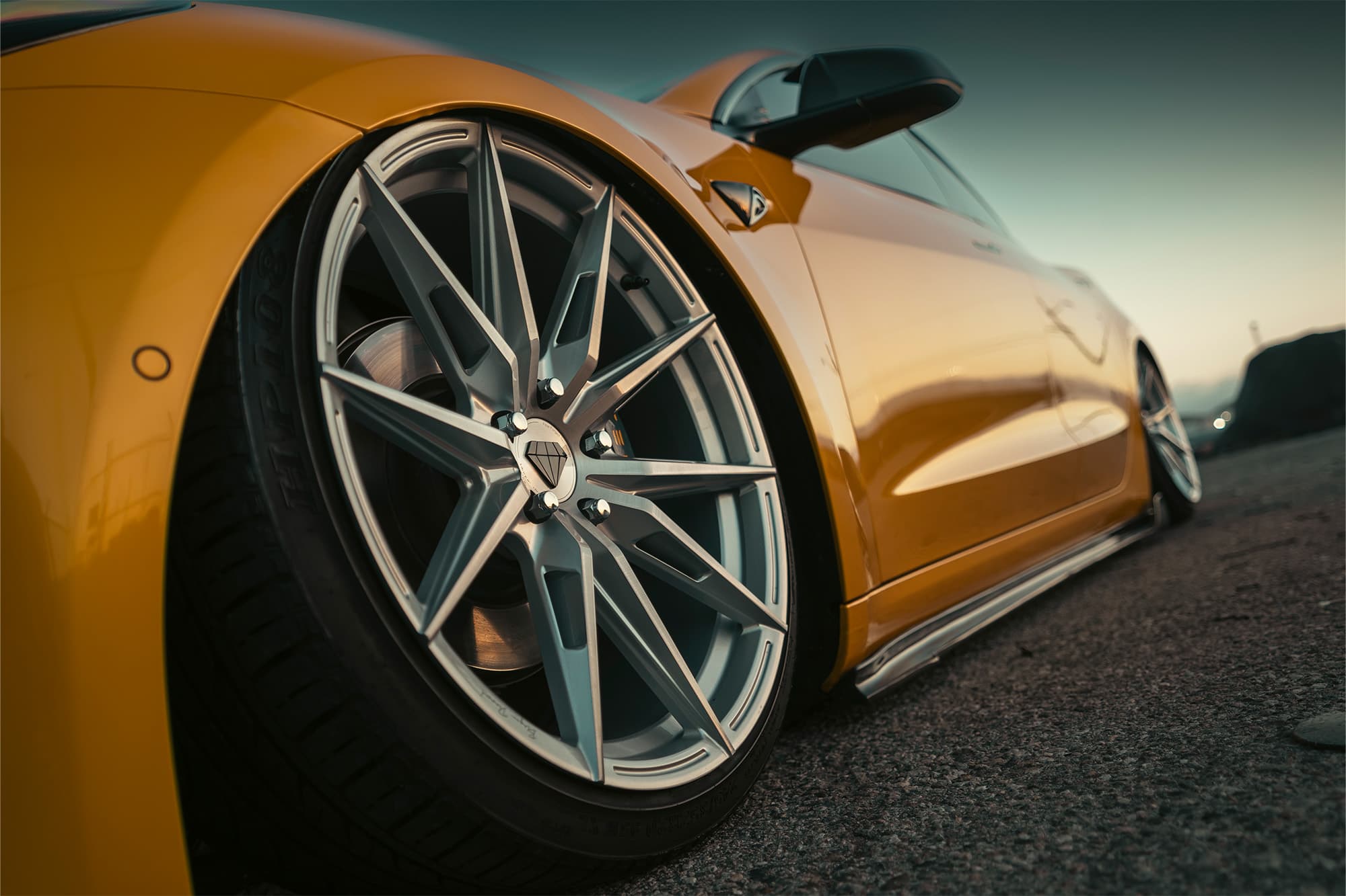 2019 Tesla Model 3 — tuner wheels, interior