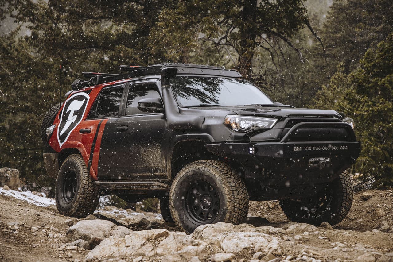 Interior of 2019 Toyota 4Runner with truck suv wheels