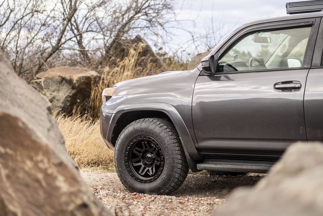 Interior of 2019 Toyota 4Runner with wheels