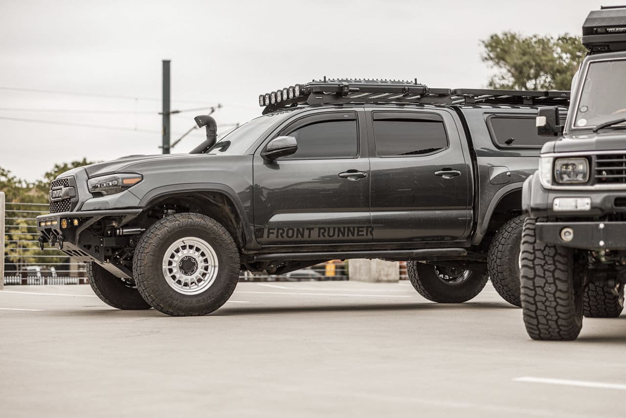 Front view of 2019 Toyota Tacoma with wheels