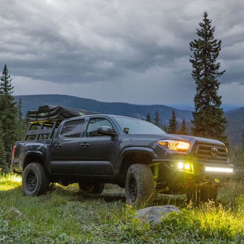 Detail view of 2019 Toyota Tacoma with wheels