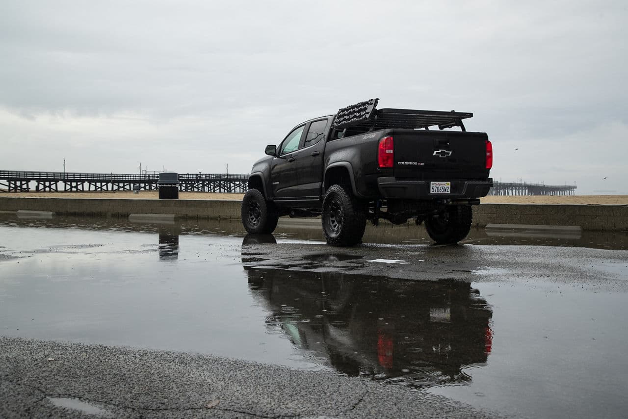 Front view of 2020 Chevrolet Colorado with wheels