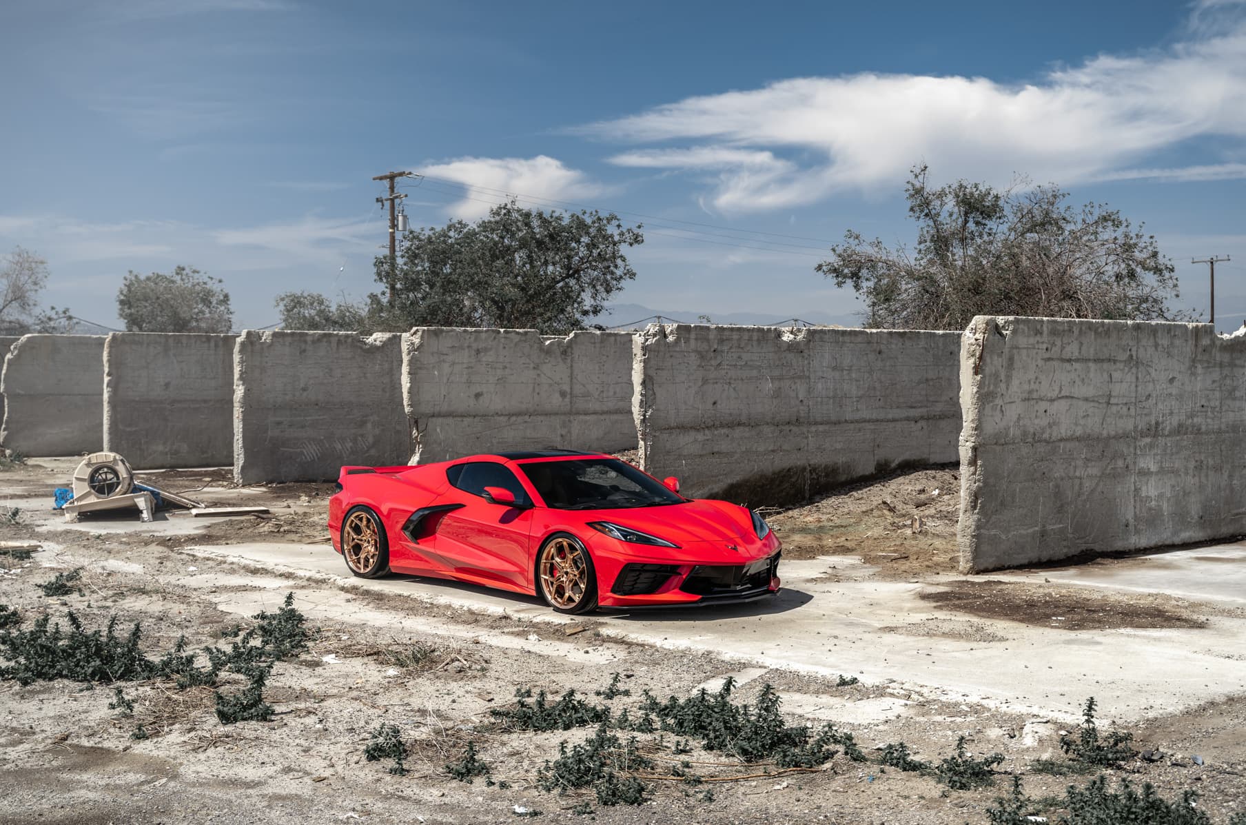 2020 Chevrolet Corvette C8 — lowering springs, interior