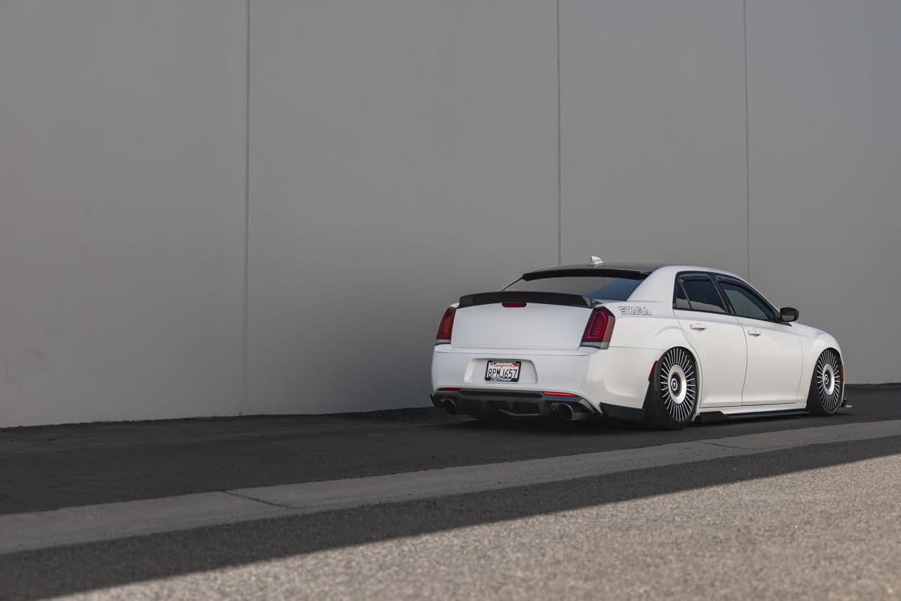 Detail view of 2020 Chrysler 300 with wheels