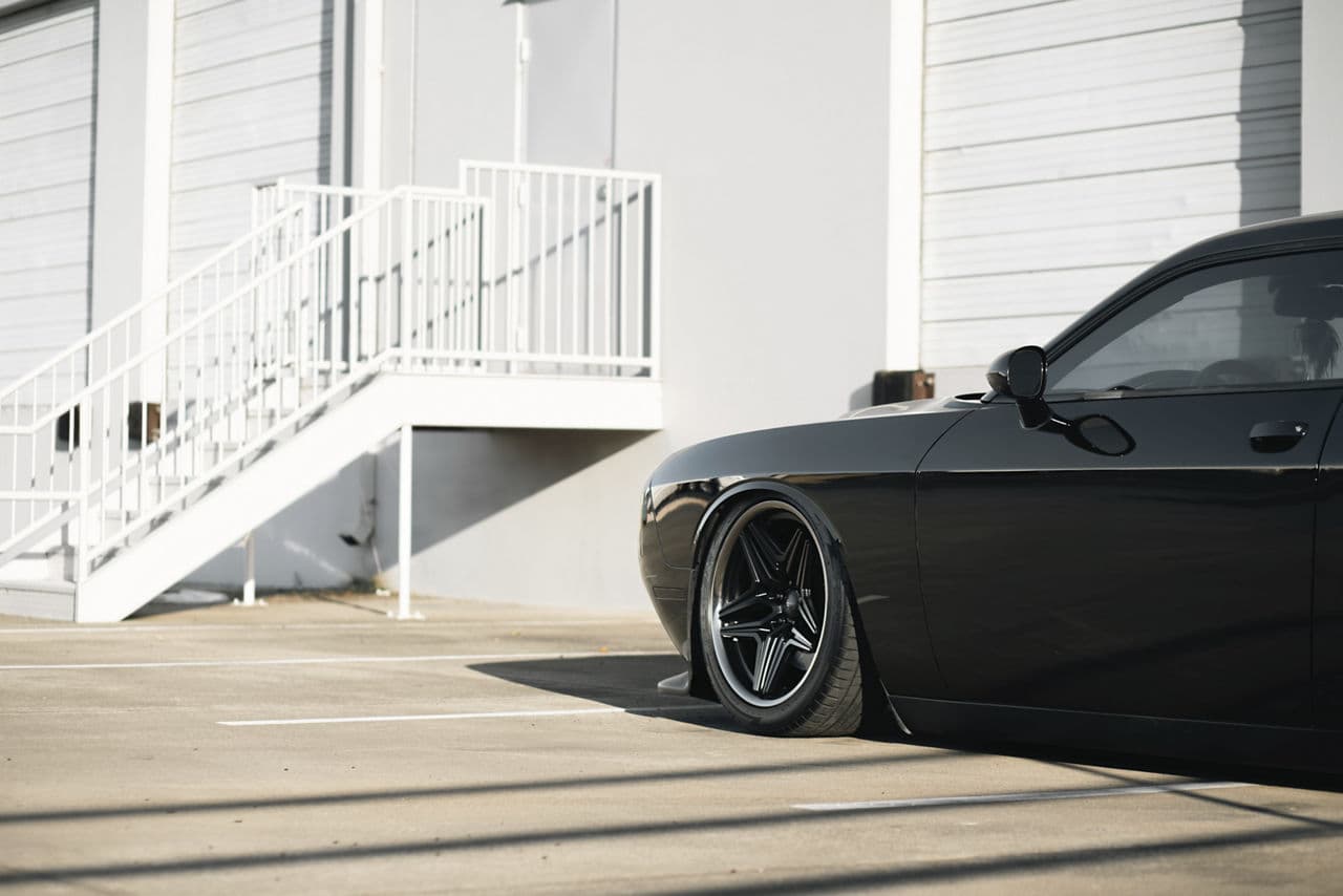 Interior of 2020 Dodge Challenger with wheels