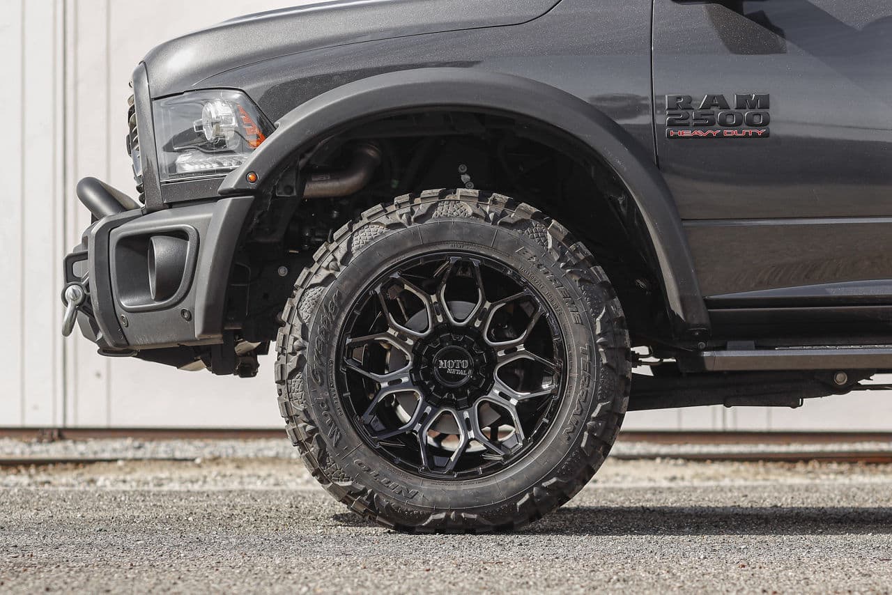 Detail view of 2020 Dodge Ram 2500 with truck suv wheels
