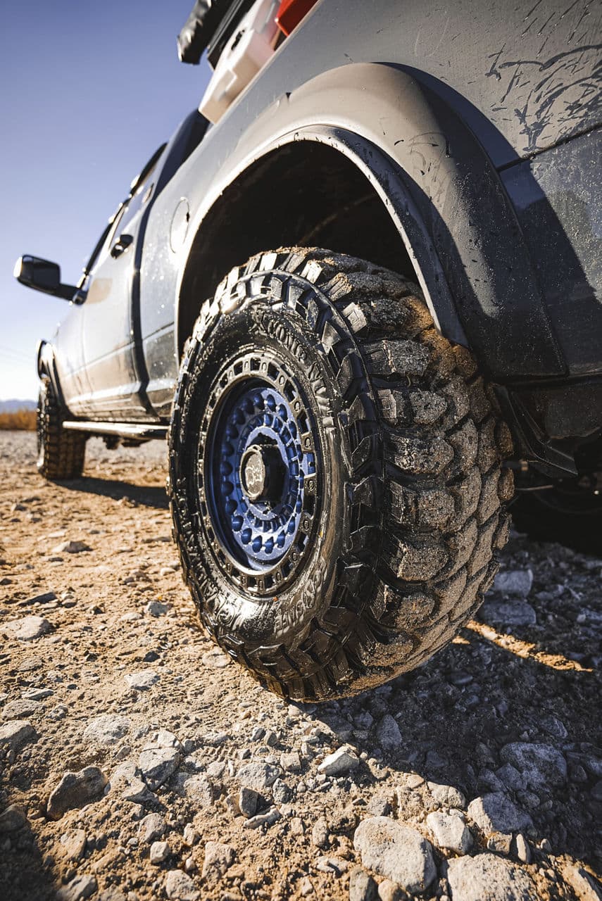 Rear view of 2020 Dodge Ram 2500 with vehicle wraps