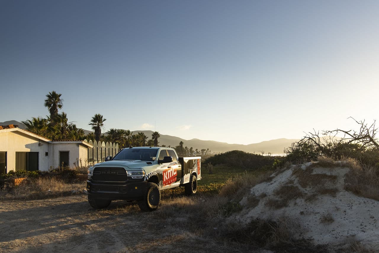 Front view of 2020 Dodge Ram 3500HD with wheels