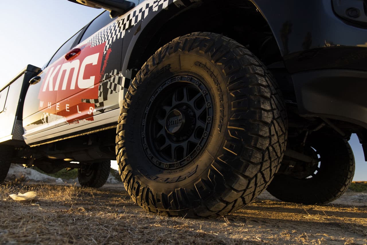 Rear view of 2020 Dodge Ram 3500HD with wheels