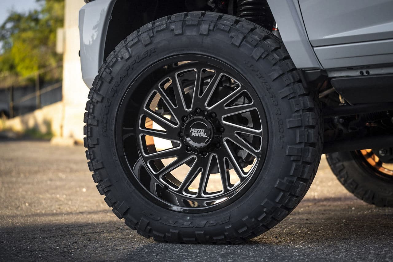 Interior of 2020 Dodge Ram with wheels