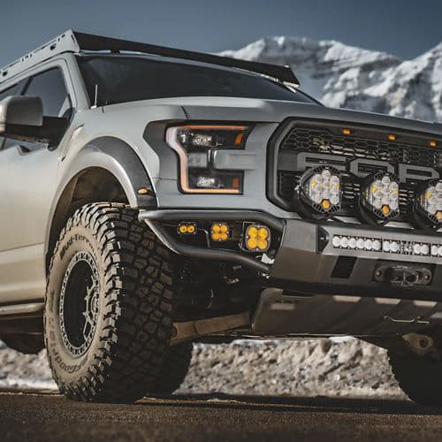 Interior of 2020 Ford F150 Raptor with truck suv wheels
