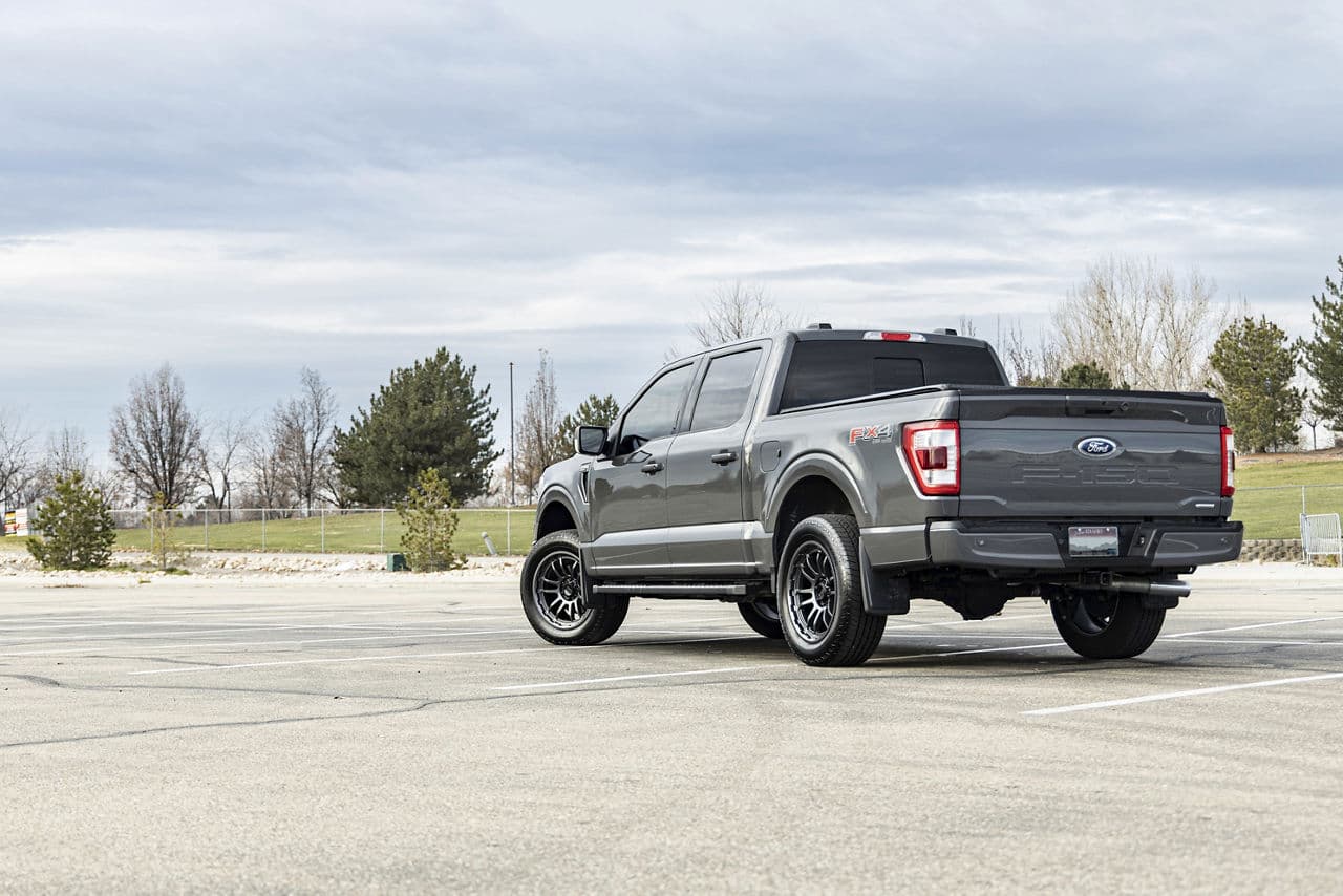 Interior of 2020 Ford F150 with wheels