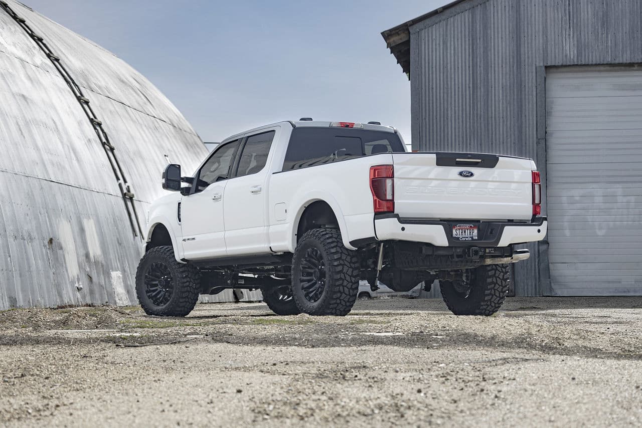 Front view of 2020 Ford F250 with wheels