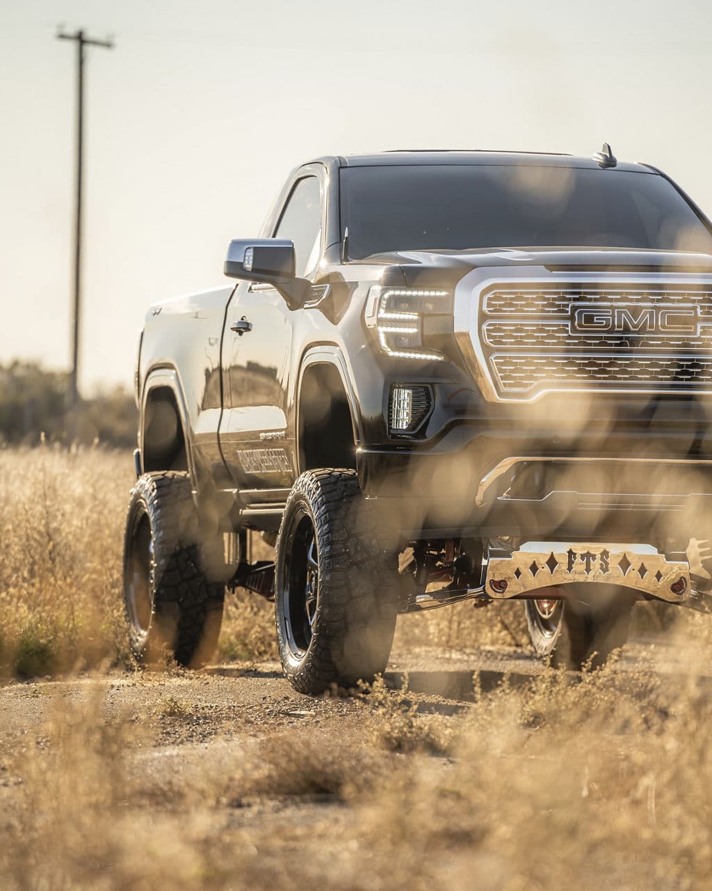 Detail view of 2020 GMC Sierra with wheels