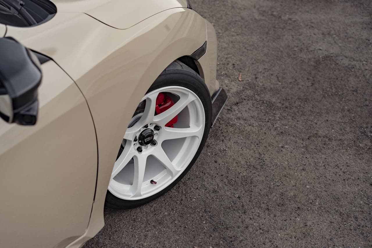 Interior of 2020 Honda Civic with wheels