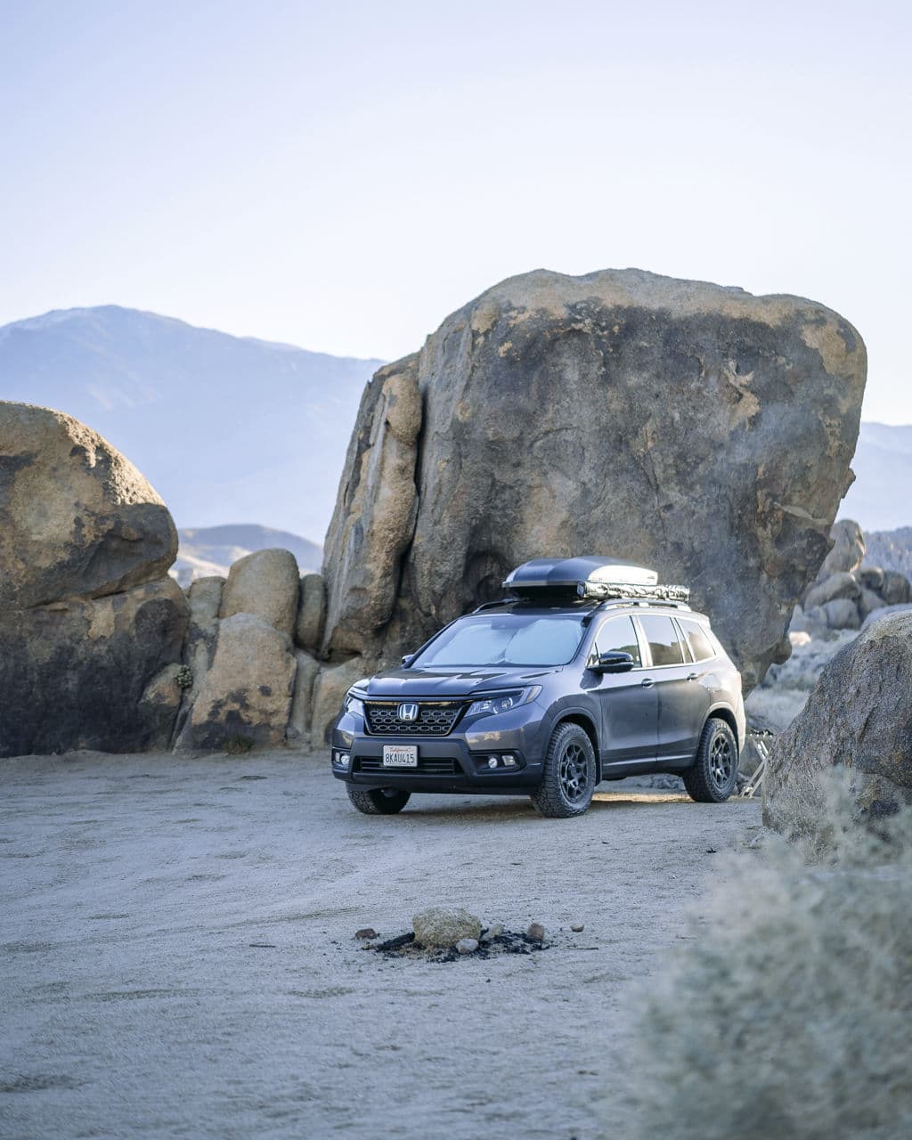 Front view of 2020 Honda Passport with truck suv wheels