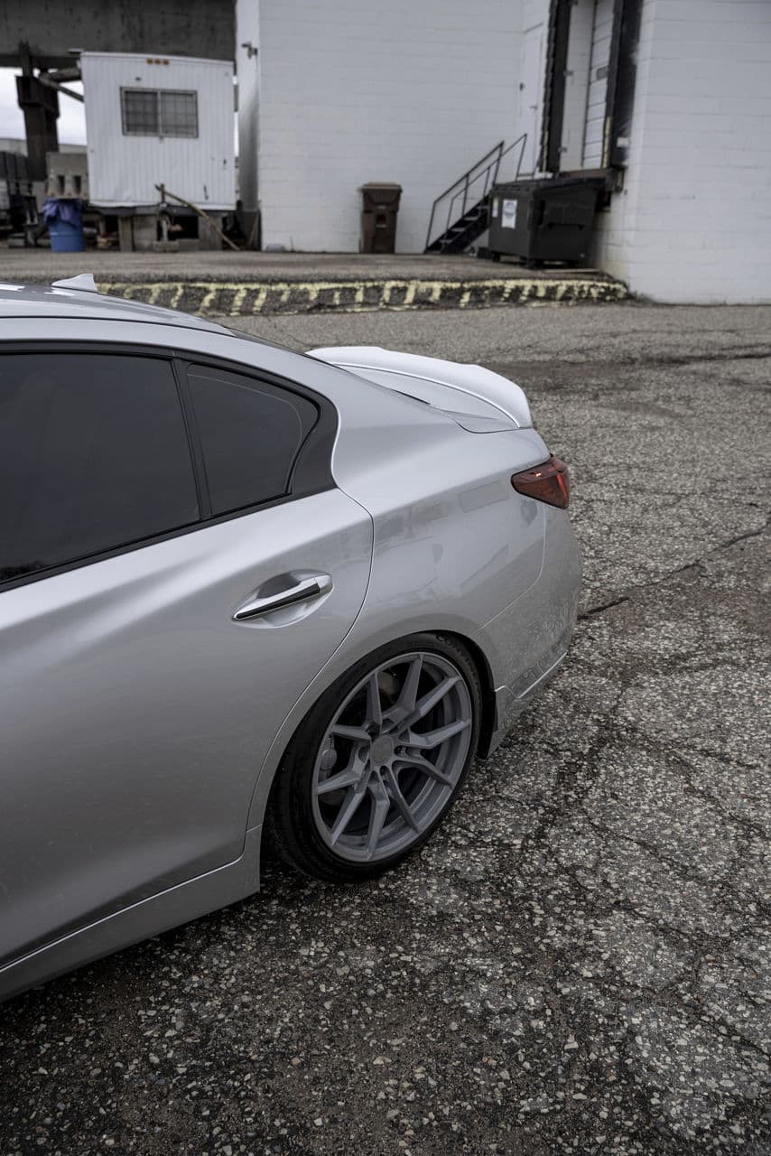 Detail view of 2020 Infiniti Q50 with wheels