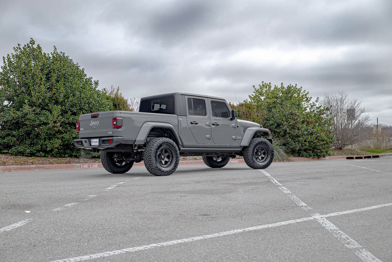 Front view of 2020 Jeep Gladiator with wheels