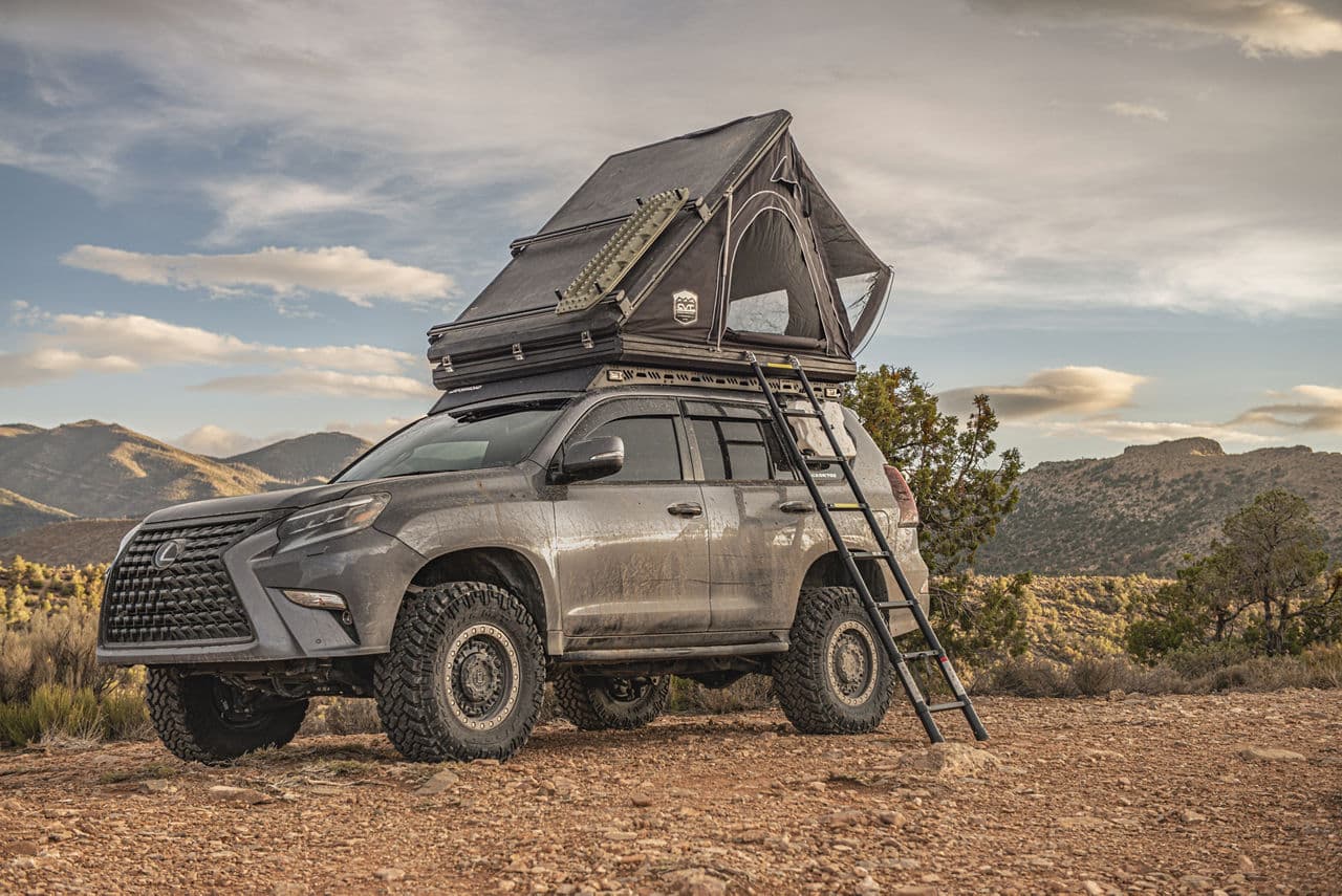 Interior of 2020 Lexus GX460 with truck suv wheels