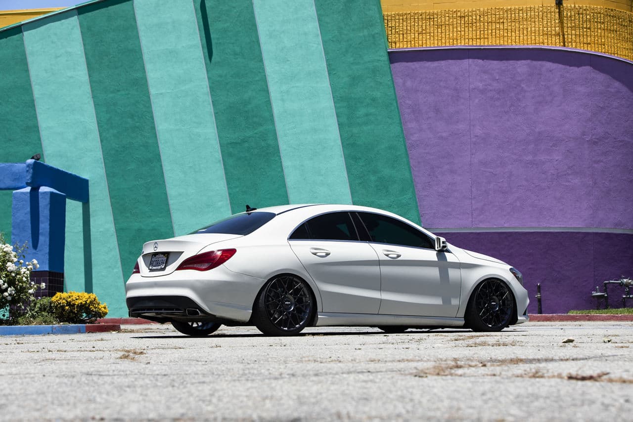 Front view of 2020 Mercedes-Benz CLA250 with wheels