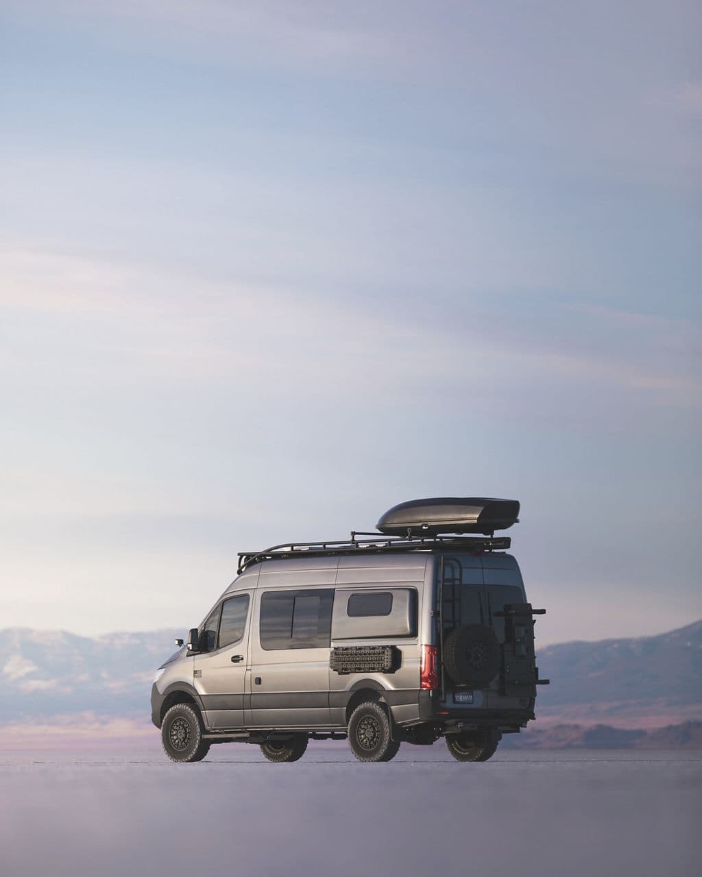 Front view of 2020 Mercedes-Benz Sprinter with truck suv wheels