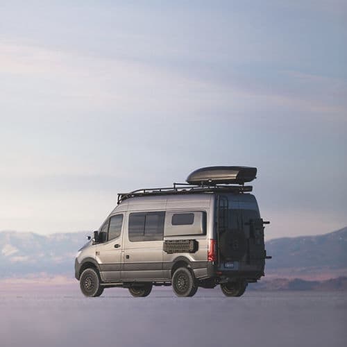 Detail view of 2020 Mercedes-Benz Sprinter with wheels