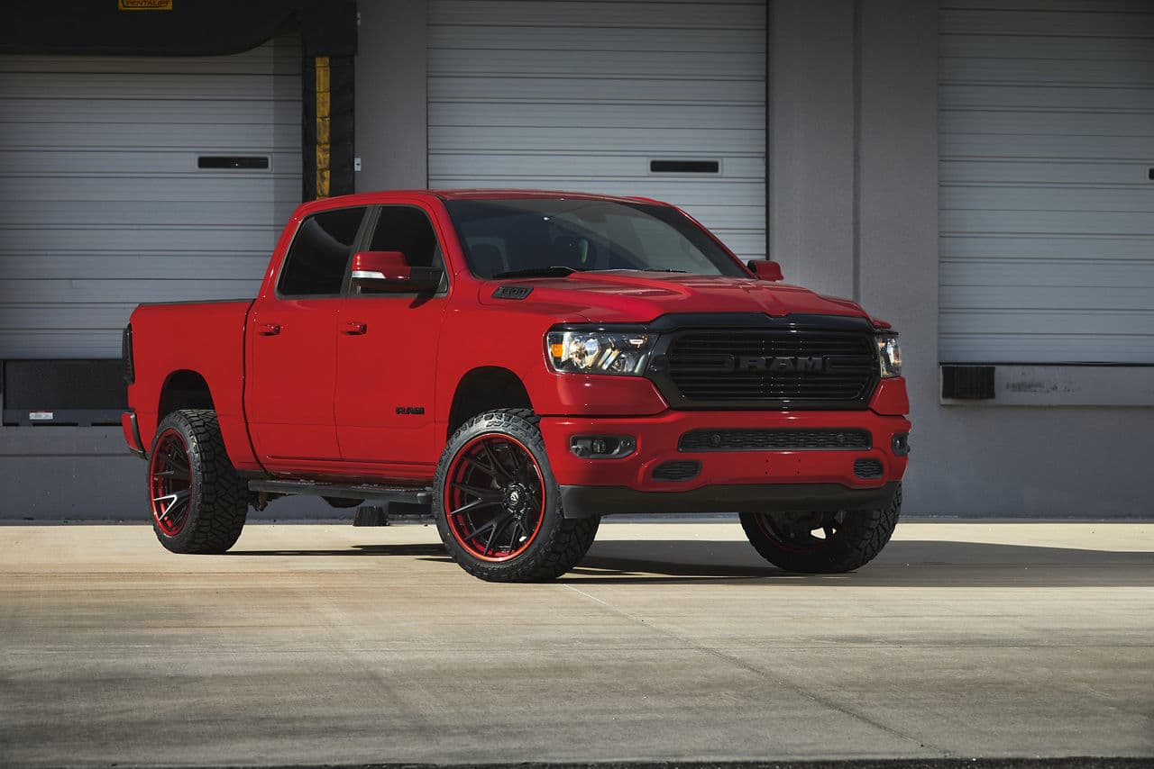 Front view of 2020 Ram 1500 Big Horn with wheels